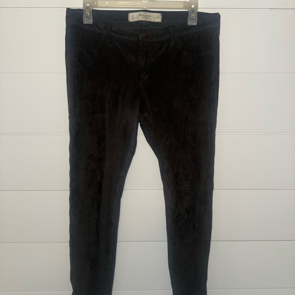 Abercrombie & Fitch Men's Corduroy Pants in Black - Picture 1 of 5